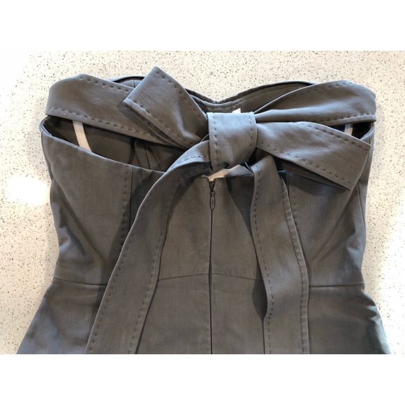 DSQUARED2 Gray Strapless Bustier Dress SZ 38 2 0 - Picture 4 of 8